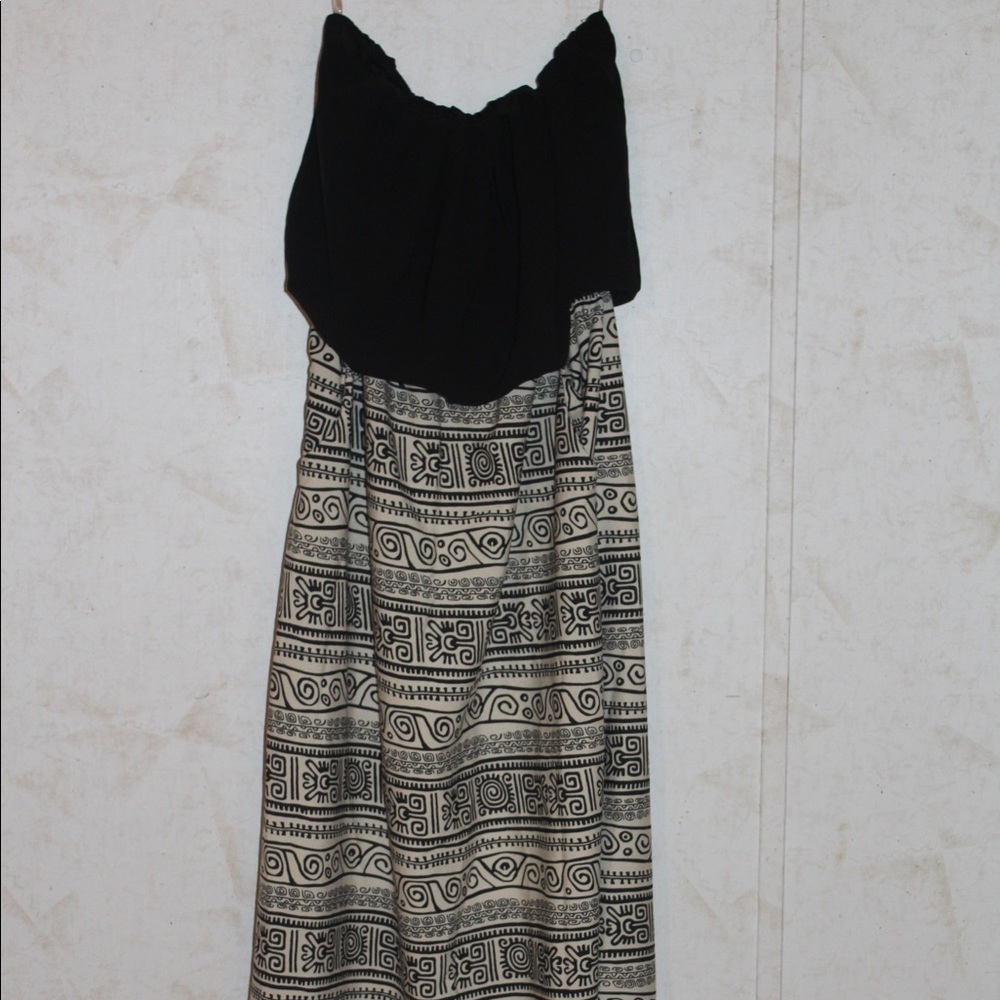 Strapless dress